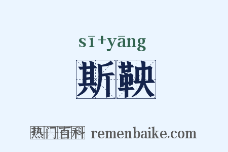 斯鞅是什么意思的图片
